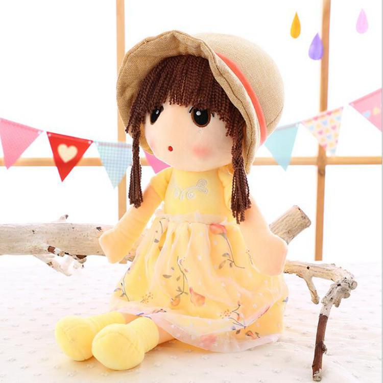 Princess Phile Plush Doll - Cute Bedtime Pillow and Birthday Gift for Little Girls