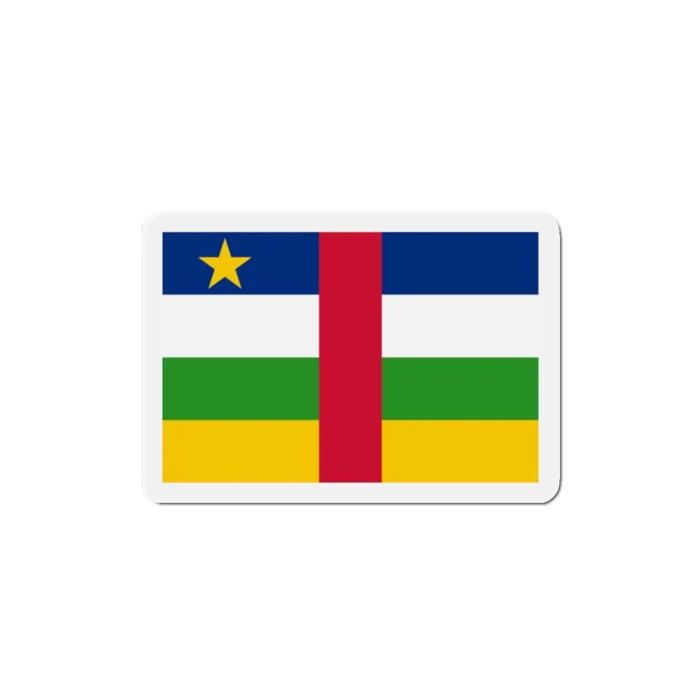 Aimant Drapeau - République Centrafricaine - 8 cm - 50 pièces - Multicolore - Mixte