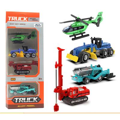 1/64 Modelis Inžinerinė Transporto Priemonė 4 dalių Rinkinys Reaktyvinio Variklio Įrenginio Vaizdas Metaliniai Motociklo Padangos Simuliacija Vaikiškas Modelis Transporto Priemonė