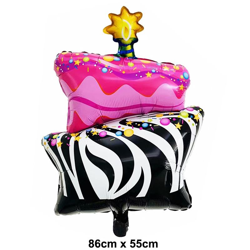 Sweet Donut Ice Cream Cake Foil Balloons Love Helium Balloon Baby Shower Birthday Party Decoration Kids Toy Digital Figure Globo