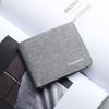 Mens Canvas Wallet Slim Minimalist Multi-Card Holder Driver License Compartment Student Casual Purse