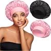 Women's Wide-brimmed High-elastic Hat Satin Nightcap Hair Shower Cap High-end Material Satin Hair Cap