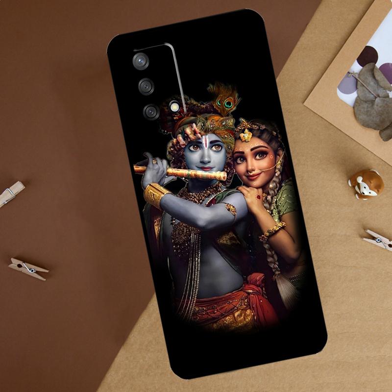 Lord Krishna Radha For Oppo A18 A38 A58 A78 A98 A40 A60 A80 A74 A94 A54 A16 A76 A96 A15 A57S A17 A77 Phone Case