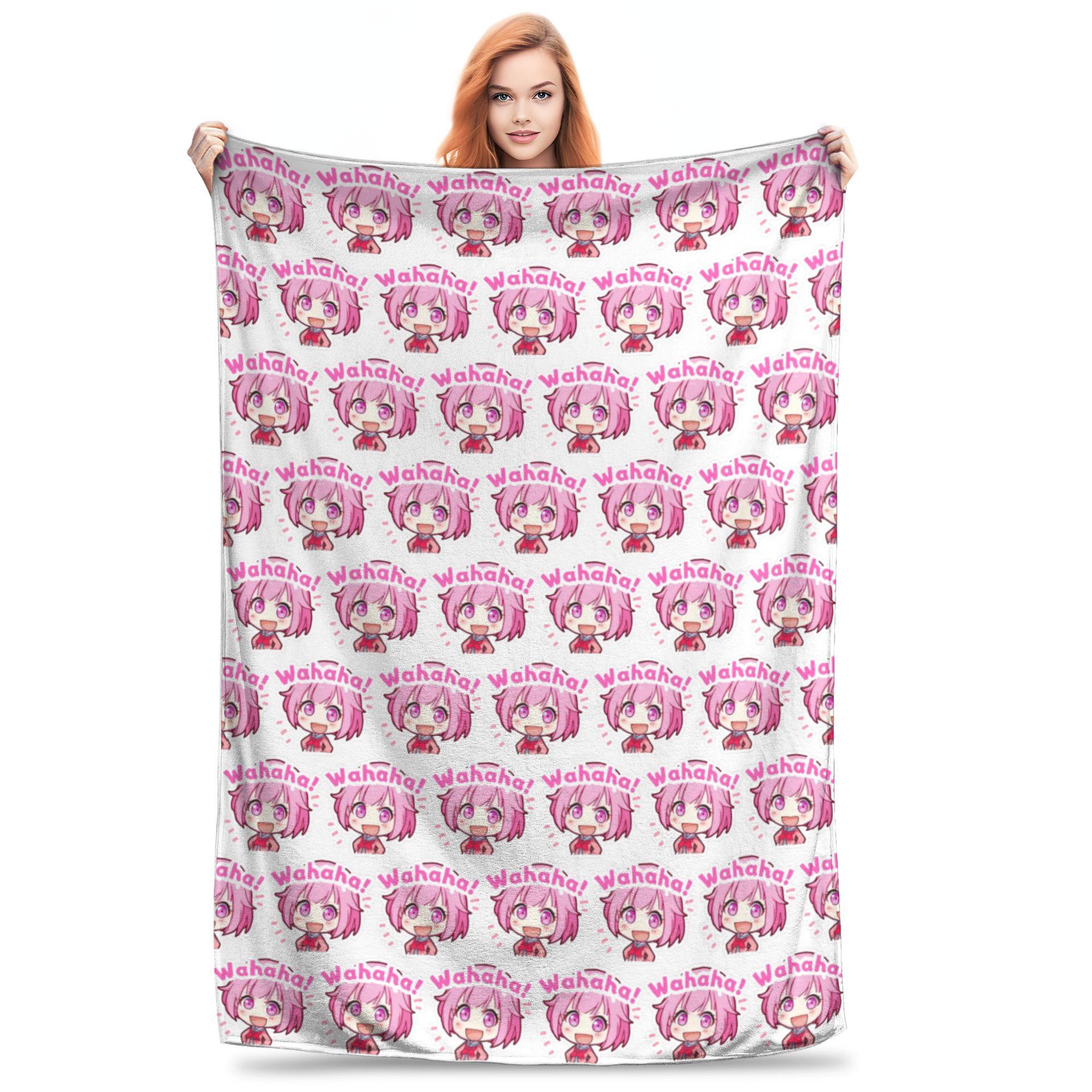 

Flannel Throw Blanket Emu Otori Wonderhoy Stamp Warm Plush Blankets Soft Bedding for Bed Living room Home Picnic Couch 80x120cm