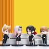 4Pcs Anime Figure Kaguya-sama: Love Is War Shinomiya Kaguya Student Uniform Dress Model PVC Kawaii Girl Desktop Decoration