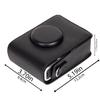 Khanka Black Leather Case Compatible Fujifilm Instax Evo Hybrid Instant Camera Instax Mini Evo INS MINI