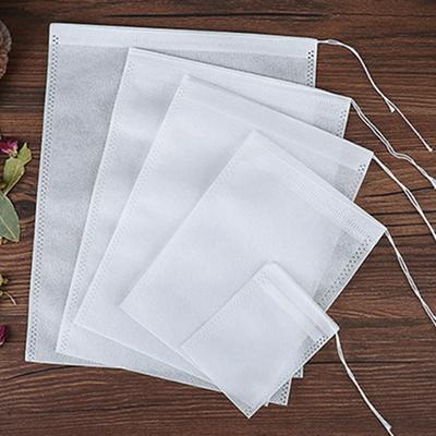 Tek kullanımlık Çay Poşetleri Çok Boyutlu Çay Poşetleri Gevşek Yaprak Çay için Boş Büyük Kokulu Büzgülü Kese Çanta Buzlu Kahve Filtre Torbaları
