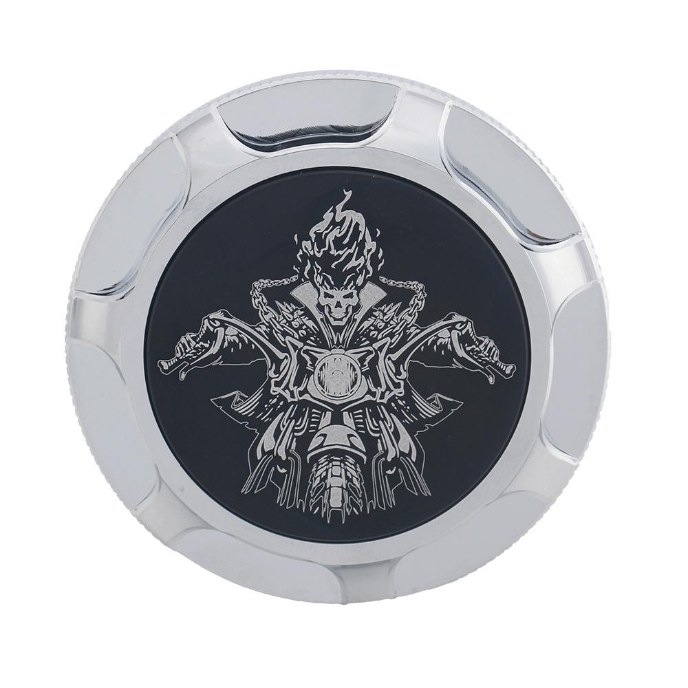 Motorcycle Custom Skull Decorative Oil Cap Fuel Gas Tank Cover Fits For Harley Sportster XL48 883 1200 Touring FLHR Dyna Softail