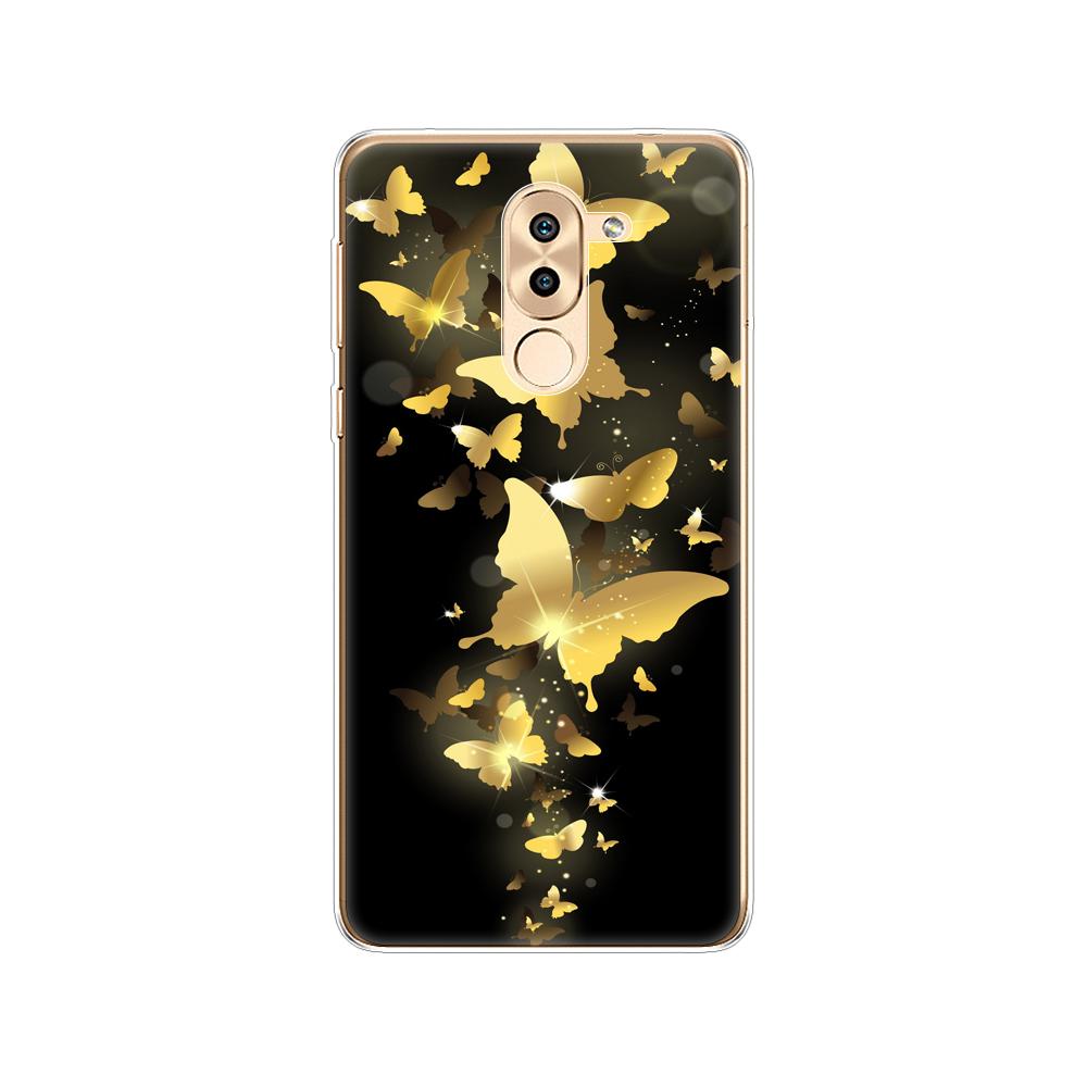 Phone Case for Huawei Honor 6X Soft Tpu Silicon Back Cover 360 Full Honor 6x Covers Protective Printing Transparent Clear Coque