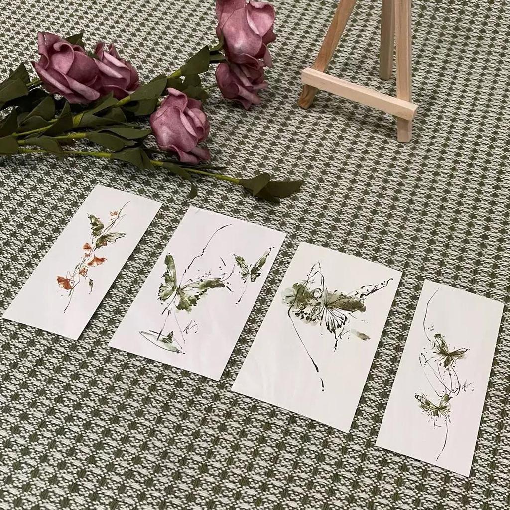 Bergschmetterling Frühlingsgrüner Schmetterling Hohe Schönheit Kleine Farbe Schmetterling Tattoo Aufkleber Wasserdicht Langlebig Frische Aufkleber