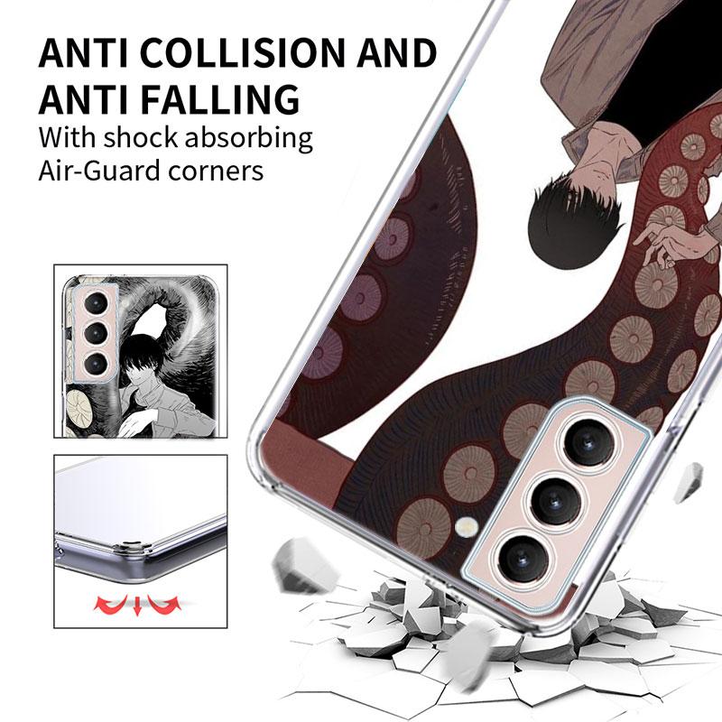 Chainsaw Man Yoshida Phone Case For Samsung Galaxy S25 Edge S24 S23 FE S21 S20 S10 Plus S22 S26 Ultra Cover Clear Cases TPU Capa