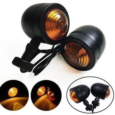 Universal Motorbike LEDWaterproof Aluminum Bullet Turn Signal Lights Indicator Running Brake Tail Lamp