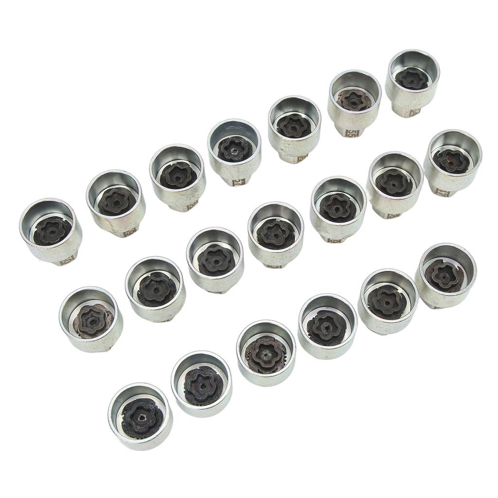 Wheel Lock Lug Nut Socket Set High Strength Stable Performance Anti Theft Lug Stud Removal Tool for Cars