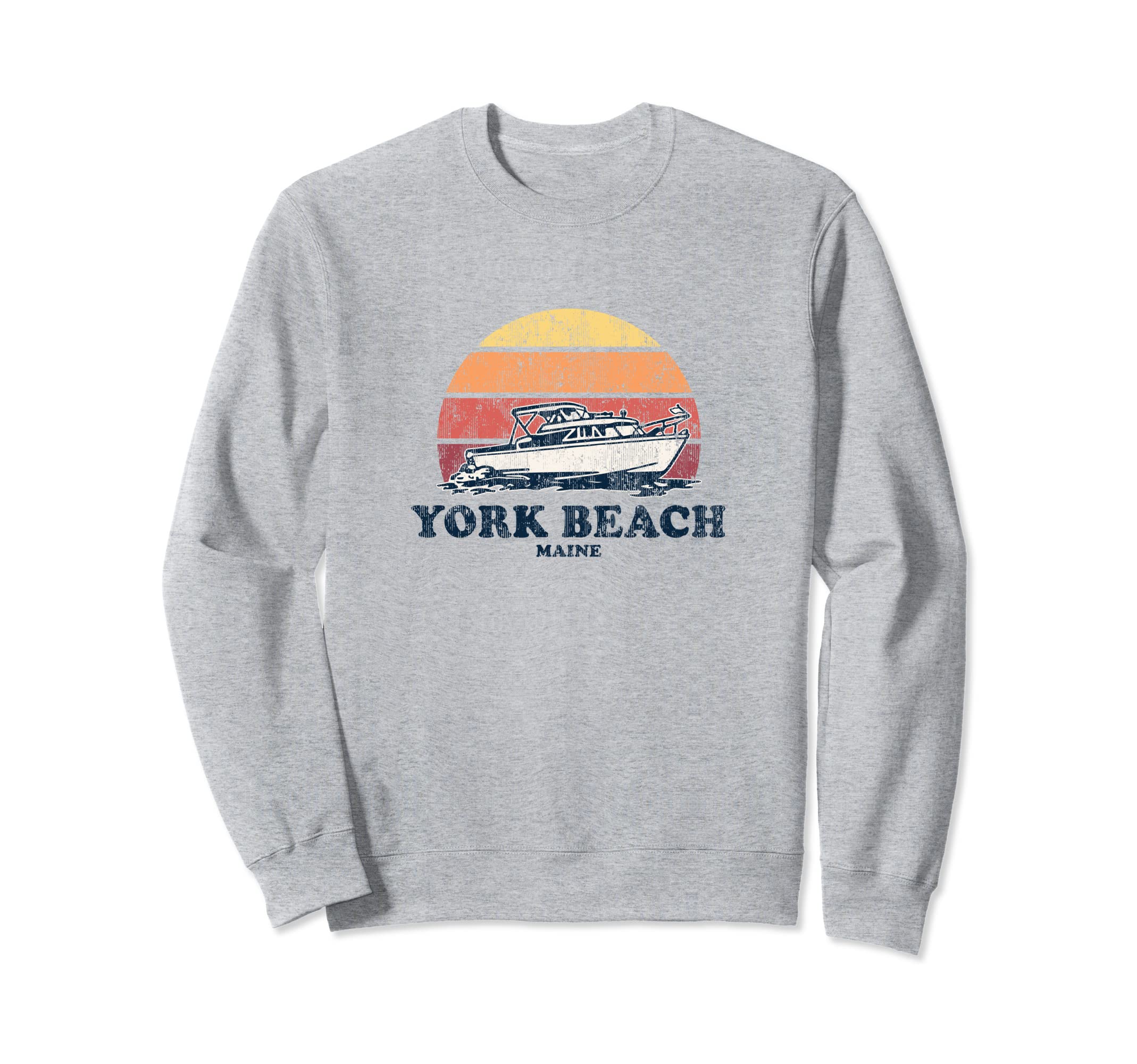 

York Beach ME Vintage Boat Retro Boat Design Trainer 70-х годов