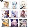 Anime Cushion Cover Pillow Case Genshin Impact For Sofa Car Home Decor