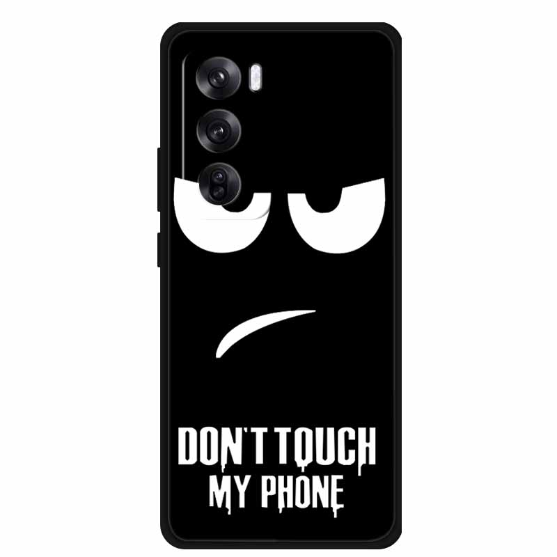 Funda For OPPO Reno 12 / Reno12 Pro Global Case Fashion Printed Soft Silicone Back Cover For Reno12 Pro Cat Phone Case Reno12 5G