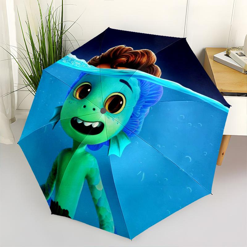 

Disney Luca Collection Automatic Opening and Closing Umbrella - Suitable for Various Occasions, Outdoor Activities, Lightweight and Durable
