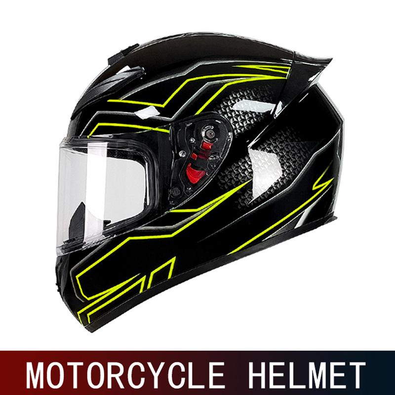 DOT personalized motorcycle full face helmet men and women fashion helmet motorcycle off-road racing helmet retro motorcycle ful