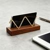 Metal Wood Combined Name Card Stand Multiple Styles Desktop Card Holder  Office