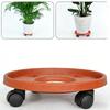 Flower Pot Tray with Movable Universal Wheels, Heavy-Duty Indoor and Outdoor Balcony Succulent Potted Plant Base with Rollers