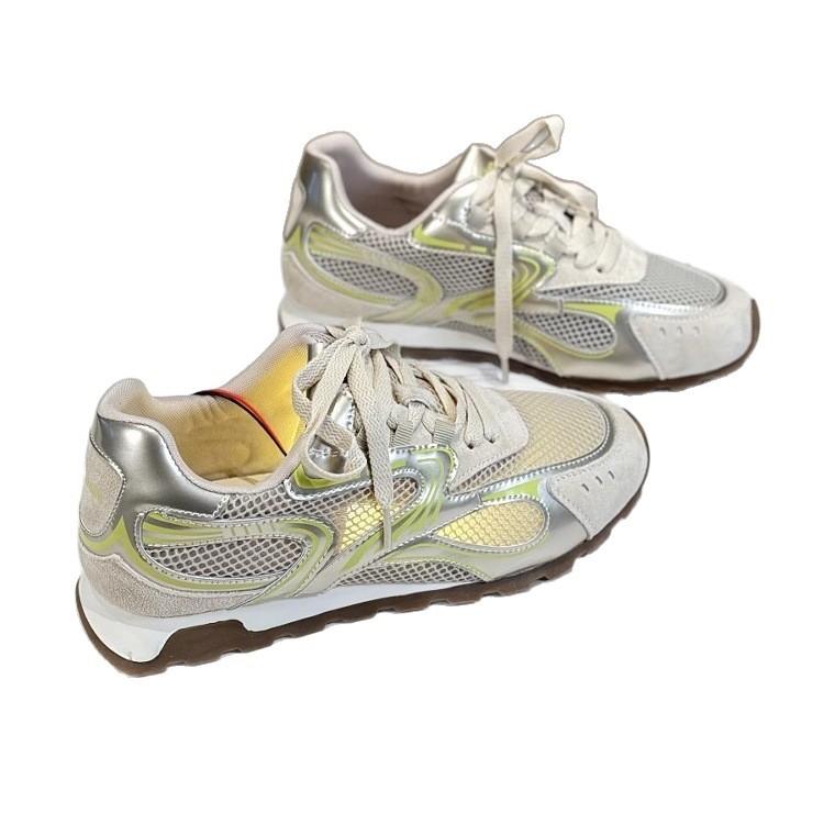 Mesh Versatile Wear-resistant Flat-bottomed German Training Shoes Women's Ins Tide 2025 New Summer Breathable Versatile Sports Forrest Gump Shoes