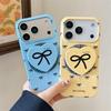Korean Style Magnetic Bow Stand for iPhone 17/16 Pro Max/15 Pro Case - Premium Feel
