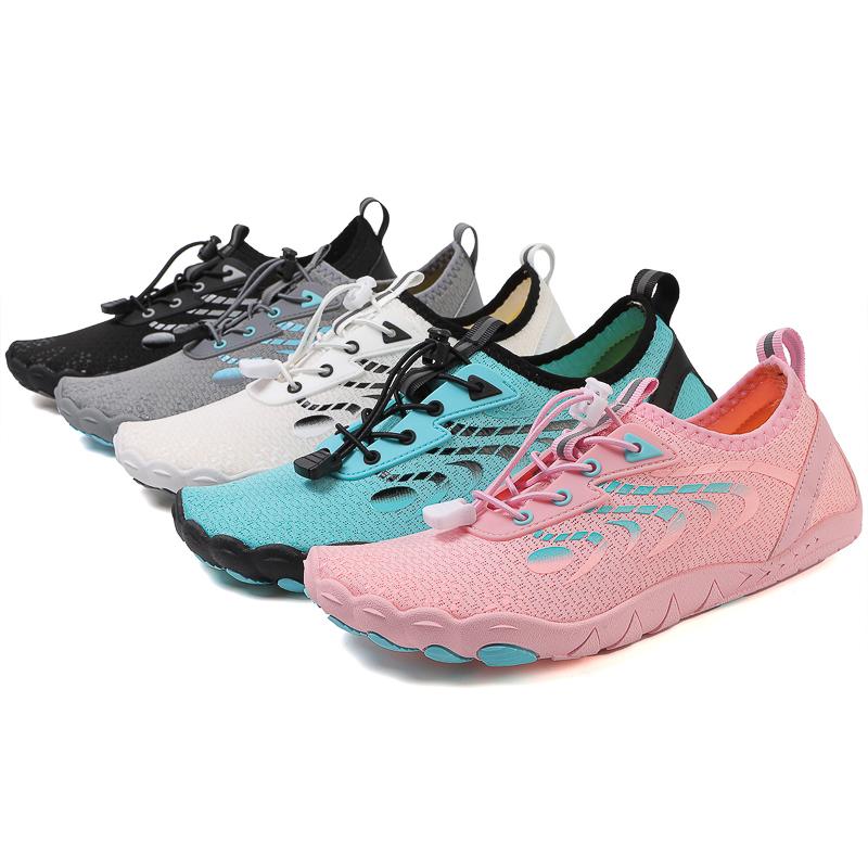 Men's Quick Dry Barefoot Wading Shoes Women Breathable Beach Water Sports Shoes Elastic Aqua Shoes for Surfing Boating Non-slip