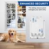 Porte pour Animaux Améliorée pour Grands Chiens Portillon Robuste en PVC Golden Retriever Berger Allemand Rottweiler Usage Intérieur Extérieur