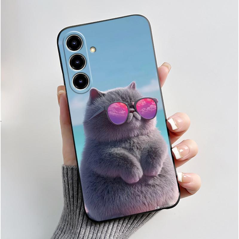 New Design Phone Case For ZTE Blade V80 Max/Nubia V80 Max Jelly Black Anti-scratch Soft Casing Colorful Rosy Cloud Pattern Shell