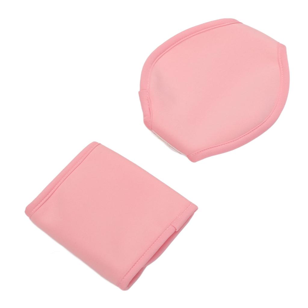 2pcs Knee Feet Castor Oil Pack Leakproof Reusable Soft Castor Oil Compress Pad for Improve Sleeping