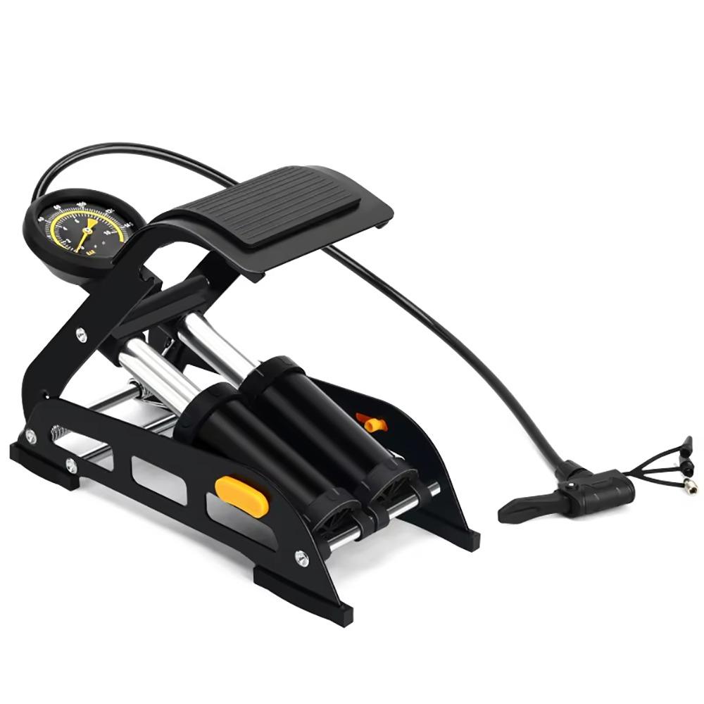 

1 шт. Напольный насос высокого давления для велосипеда МАКС. 160 фунтов на кв. дюйм Педальный насос Для баскетбола Мотоцикла Автомобиля