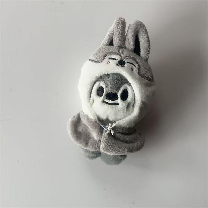 Em Estoque Novo Stray Kids Boneco de Pelúcia Chaveiros Figura Pingente Chaveiro Amuleto Porta-Chaves Decoração de Bolsa