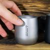 120ml Ultralight Titanium Double Wall Insulated Water Cup Tea Cup Mug for Outdoor Camping Hiking