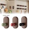 Space-Saving Towel Hook Adhesive Key Holder New Clothes Holder  Entryway