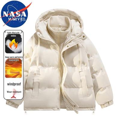 NASA MARVEL Men's Winter Hooded Puffer Jacket