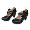 Women's Mary Jane Bow Block Heel Pumps for Party Casual Wear