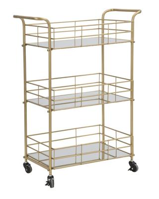 Glam Retro Trolley. Cm 60X30,5X80
