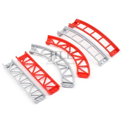 2 buc Moc Tren Roller Coaster șină Curbă dreaptă rampă blocuri de construcție reglabile cărămizi compatibile cu City Street View