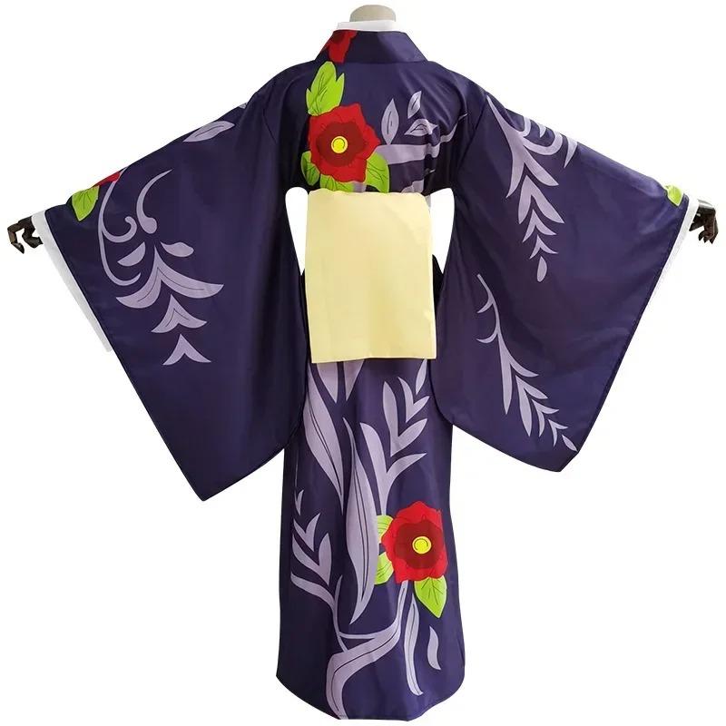 Bilibili Anime Demon Slayer Kimetsu no Yaiba Cosplay Kostým Tamayo Uniforma Kimono Halloween Karnevalová Párty Oblečení Oblek