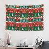 Christmas Knit Heart Pattern Tapestry Bedroom Decoration Wall Hanging Blanket Tapestry Cool Stuff For Room