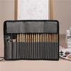24x Acrylic Painting Brushes Scraper with Cloth Bag Artist Paintbrushes for Canvas Kid Adult Drawing Art Craft Supplies