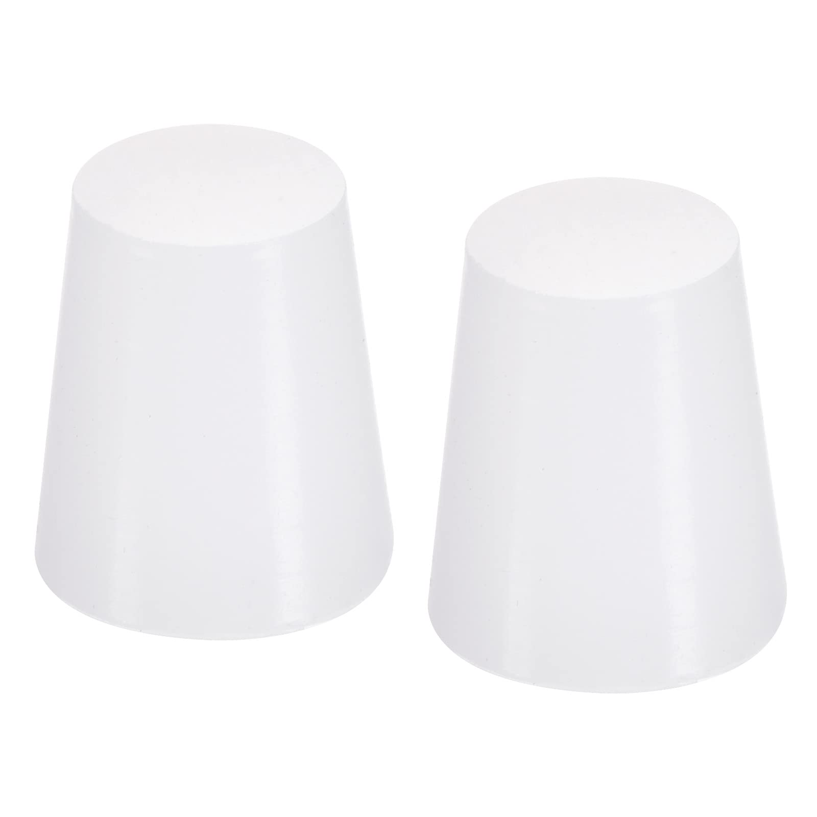 

YOKIVE 2pcs Silicone Stopper Silicone Stopper Rubber Plug High Temperature Resistant Hole Protection Laboratory White 19mm-26mm