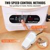 Pottery Wheel 11in Ceramic Wheel Foot Pedal Touch Screen 450W 3 Legs White