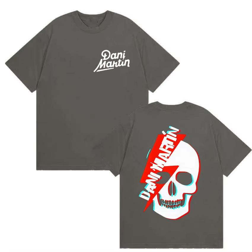 

Rock Band Dani Martin Tour 2026 Merch TShirt Unisexs Vintage Gothic pure Cotton Tshirts Unisex Hip Hop Punk Clothing Tshirt Unisex 4XL