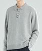 ZPLISH Wool Collared Knit Gray