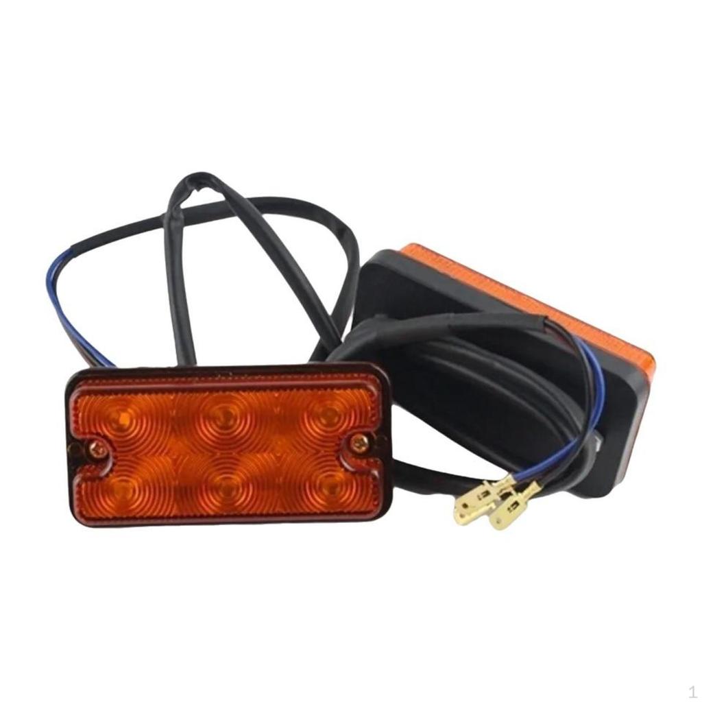Lightemitting diode Forklift Turn Marker Light, 12V Front Position Light Orange 1 Piece
