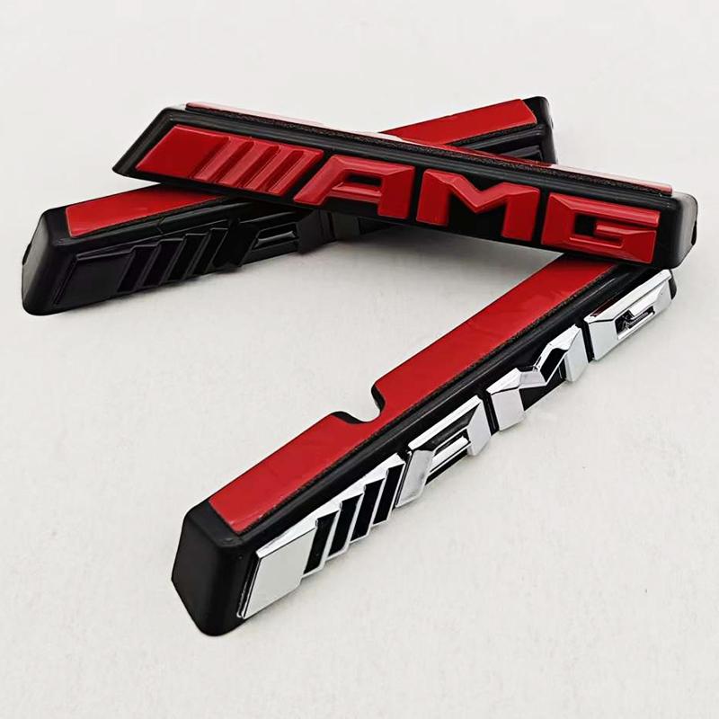 1ks 3D ABS Přední mřížka kapoty emblém nálepka odznak dekál styling pro Mercedes Benz AMG Auto doplňky