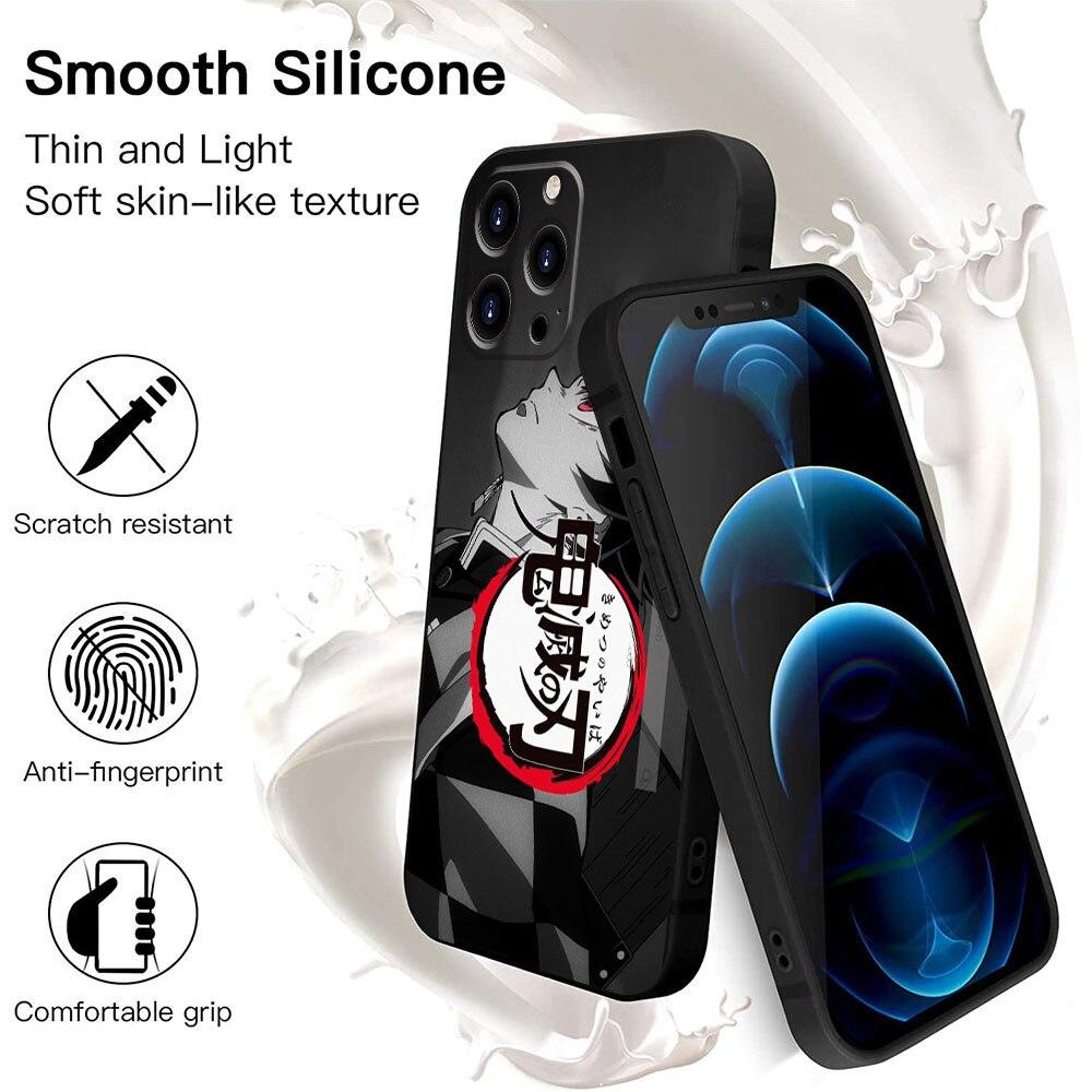 Offizieller Fall für iPhone 14 X 12 7 XS 13 Pro Max 8 Plus XR 11 5 6S SE2022 SE2 6 Mini SE Dämon Slayer Kimetsu No Yaiba