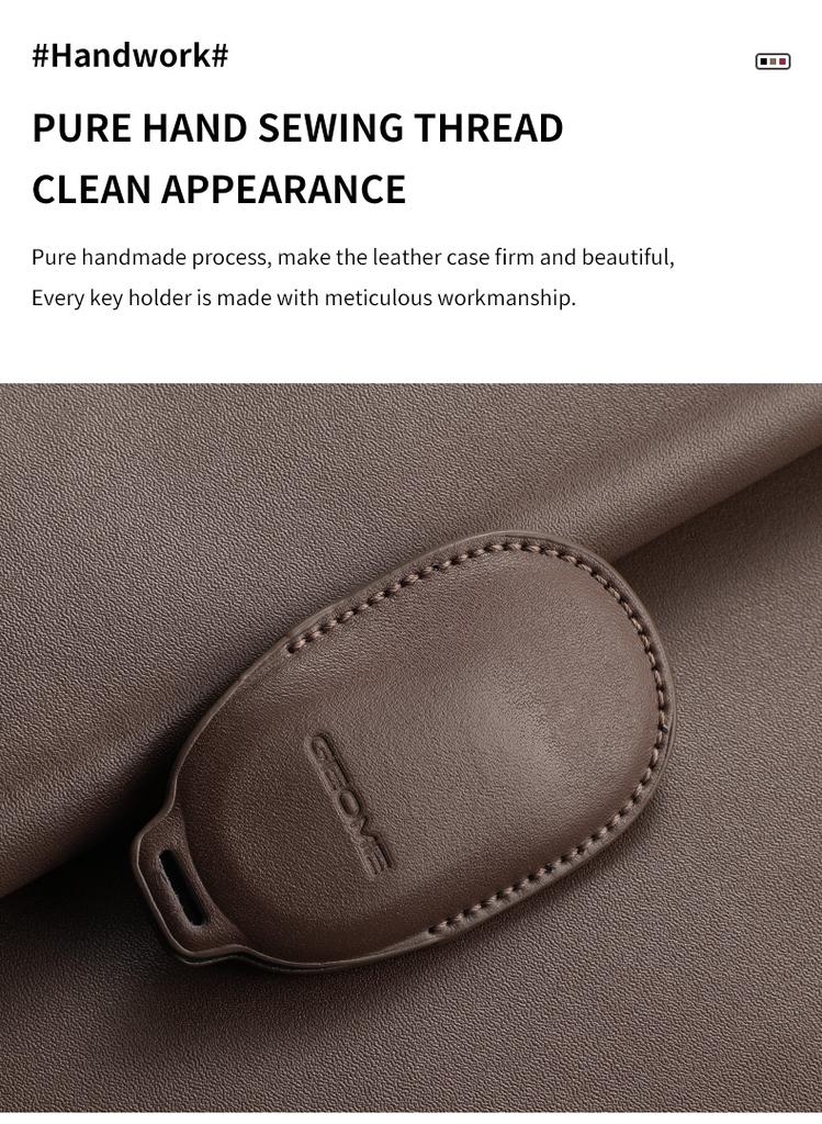Leather Car Key Case Cover For Geely Galaxy L7 - L6 Max 1.5T Plus Air Pro Galaxy L7 Max E8 E5 Car Key Protection Bag