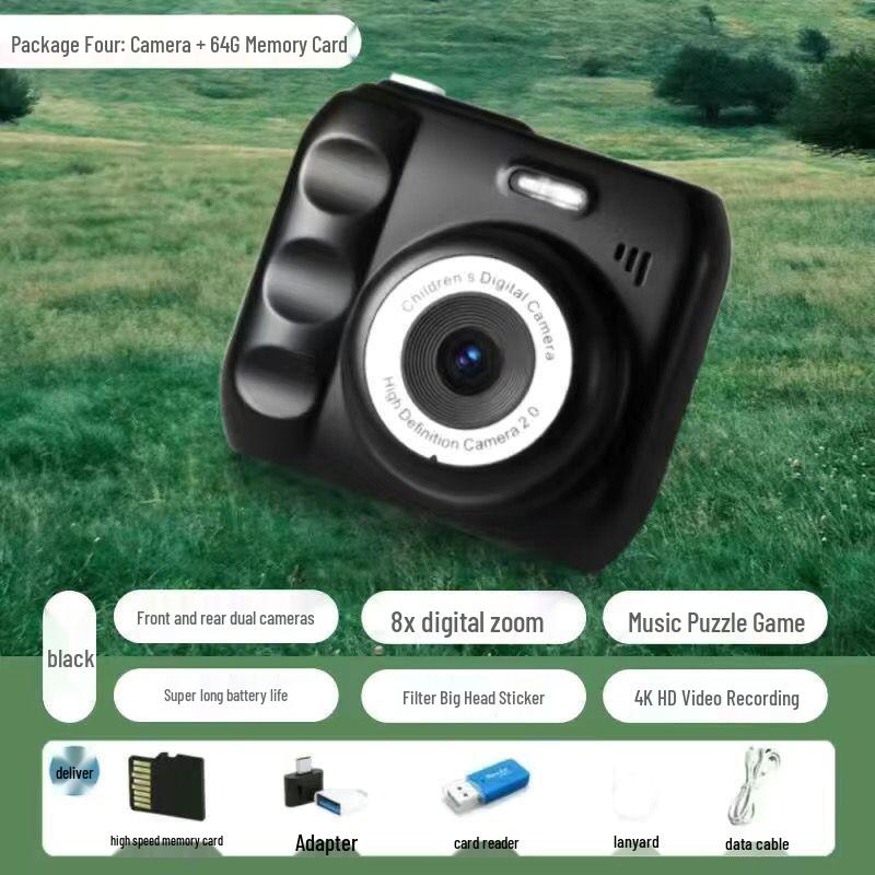 מצלמת פילם רטרו ברזולוציה גבוהה לנסיעות ולקמפוס, אידיאלית לימי הולדת